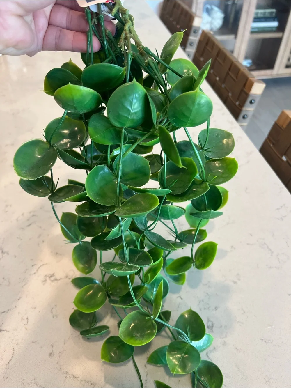 NWT - 2 Faux Green Trailing Vine Stems